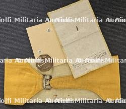LOT DÉFENSE PASSIVE AVEC BRASSARD, INSIGNES ET CARTE DE SERVICE — photo 2