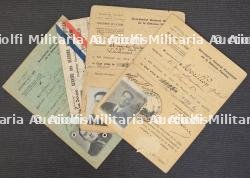 LOT DE CARTES DE SERVICE DE LA DÉFENSE PASSIVE (X4 — photo 1