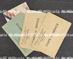 LOT DE CARTES DE SERVICE DE LA DÉFENSE PASSIVE (X4 — photo 2