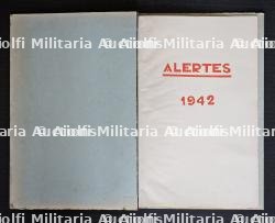 LOT DE DEUX RECUEIL POUR LES ALERTES POUR L’ANNÉE 1942 ET 1944 , CENTRE RÉGIMENTAIRE DES SAPEURS-POMPIERS DE PARIS — photo 3