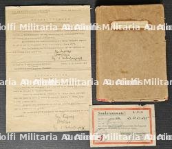 LOT DE DOCUMENTS SUR LES POMPIERS ALLEMANDS À PARIS — photo 1