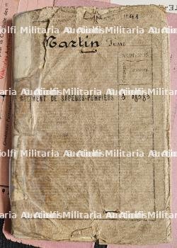 LOT DE DOCUMENTS D’UN SAPEUR-POMPIER DE PARIS ENGAGÉ VOLONTAIRE. EN 1941, CITATION À L’ORDRE DU RÉGIMENT ET CERTIFICAT DE BONNE CONDUITE ET FORMULAIRES VIERGES DIVERS — photo 5
