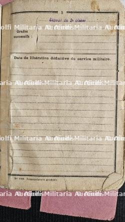 LOT DE DOCUMENTS D’UN SAPEUR-POMPIER DE PARIS ENGAGÉ VOLONTAIRE. EN 1941, CITATION À L’ORDRE DU RÉGIMENT ET CERTIFICAT DE BONNE CONDUITE ET FORMULAIRES VIERGES DIVERS — photo 8