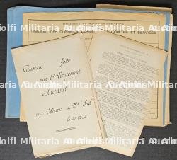 FORT LOT DE RAPPORTS, DE DOCUMENTS D’INSTRUCTIONS ET FEUILLES DE RENSEIGNEMENTS DES SAPEURS-POMPIERS ET FORMULAIRES VIERGES DIVERS — photo 2