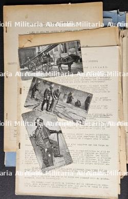 FORT LOT DE RAPPORTS, DE DOCUMENTS D’INSTRUCTIONS ET FEUILLES DE RENSEIGNEMENTS DES SAPEURS-POMPIERS ET FORMULAIRES VIERGES DIVERS — photo 3