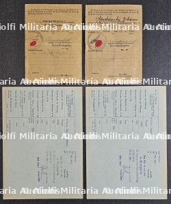 LOT DE DOCUMENTS SUR LA KRIEGSMARINE À PARIS , PERMIS DE CIRCULATION POUR VÉHICULES ET LAISSEZ-PASSER — photo 2