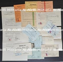 RARE LOT DE DOCUMENTS D’UNE AUXILIAIRE FEMININE (HELFERIN) DE LA WEHRMACHT AU SERVICE DU GENERAL DE LA LUFTWAFFE À PARIS , AUTOGRAPHE FRIEDRICH-CARL HANESSE(1892-1975) — photo 1