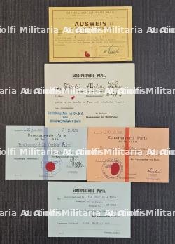 RARE LOT DE DOCUMENTS D’UNE AUXILIAIRE FEMININE (HELFERIN) DE LA WEHRMACHT AU SERVICE DU GENERAL DE LA LUFTWAFFE À PARIS , AUTOGRAPHE FRIEDRICH-CARL HANESSE(1892-1975) — photo 3
