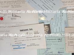 RARE LOT DE DOCUMENTS D’UNE AUXILIAIRE FEMININE (HELFERIN) DE LA WEHRMACHT AU SERVICE DU GENERAL DE LA LUFTWAFFE À PARIS , AUTOGRAPHE FRIEDRICH-CARL HANESSE(1892-1975) — miniature 5