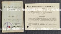 LAISSEZ-PASSER PROFESSIONNEL , DIENSTSTELLENAUSWEIS DU REICHSMINISTER DER LUFTFAHRT UND OBERBEFEHLSHABER DER LUFTWAFFE — photo 1