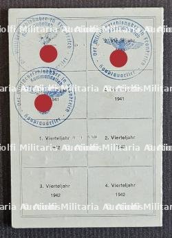 LOT DE LAISSEZ-PASSER (X2) DE L’ÉTAT-MAJOR DE COMMANDEMENT DU MILITÄRBEFEHLSHABER IN FRANKREICH DE L’HÔTEL MAJESTIC À PARIS. — photo 4