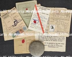 LOT DE DOCUMENTS (X7) D’UNE SOURIS-GRISE DE LA WEHRMACHT À PARIS TRAVAILLANT L'HOTEL CONTINENTAL , 325. SICHERUNG DIVION ET FELDGENDARMERIE TRUPPE 564. — photo 1