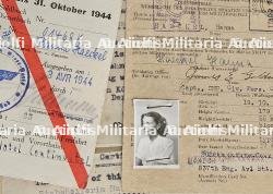 LOT DE DOCUMENTS (X7) D’UNE SOURIS-GRISE DE LA WEHRMACHT À PARIS TRAVAILLANT L'HOTEL CONTINENTAL , 325. SICHERUNG DIVION ET FELDGENDARMERIE TRUPPE 564. — miniature 4