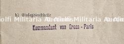 LOT DE DOCUMENTS (X7) D’UNE SOURIS-GRISE DE LA WEHRMACHT À PARIS TRAVAILLANT L'HOTEL CONTINENTAL , 325. SICHERUNG DIVION ET FELDGENDARMERIE TRUPPE 564. — photo 5