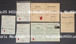 LOT DE DOCUMENTS DE RENÉ BERGER DIRECTEUR DU PERSONNEL DE L’HÔTEL DE CRILLON ET DIRECTEUR DE L’HÔTEL DU LOUVRE — photo 1