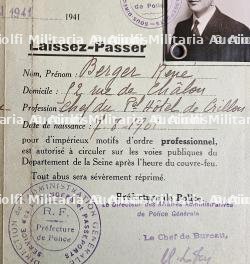 LOT DE DOCUMENTS DE RENÉ BERGER DIRECTEUR DU PERSONNEL DE L’HÔTEL DE CRILLON ET DIRECTEUR DE L’HÔTEL DU LOUVRE — photo 3