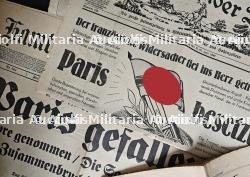 LOT DE JOURNAUX ALLEMANDS CÉLÉBRANT LA PRISE DE PARIS LE 14 JUIN 1940 — photo 2