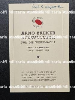 CATALOGUE DE L'EXPOSITION ARNO BREKER À L'ORANGERIE , PARIS 1942 — photo 6