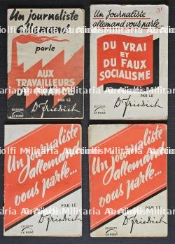 LOT DE 33 BROCHURES DES CAUSERIES DU DU DOCTEUR FRIEDRICH FAITE AU MICRO DE RADIO-PARIS. — miniature 2