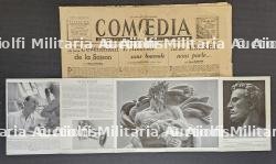 LOT ARNO BREKER(1900-1991). DÉPLIANT DE L’EXPOSITION ARNO BREKER À L’ORANGERIE (15 MAI-31 JUILLET 1942) ET EXEMPLAIRE DU JOURNAL COMOEDIA(4-12-1943) — photo 3
