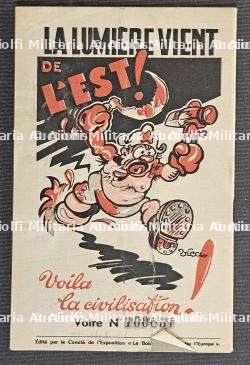 PLAQUETTE DE L’EXPOSITION DE PROPAGANDE ,LE BOLCHÉVISME CONTRE L’EUROPE — miniature 2