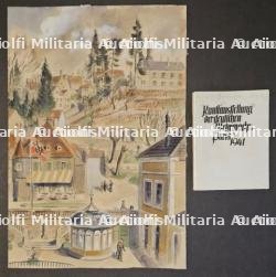 PEINTURE DE L’EXPOSITION D’ART DE LA WEHRMACHT À PARIS EN 1941 ET CATALOGUE DE L’EXPOSITION.
