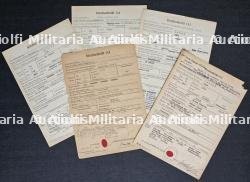 LOT DE 2 AVIS DE CONDAMNATION PAR LE TRIBUNAL DU KOMMANDANT VON GROSS-PARIS Abt.A. ET DE LA FELDKOMMANDANTUR DE DIJON. 1942. — photo 1
