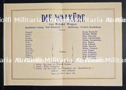 PROGRAMME DES ,WALKYRIES, À L'OPÉRA DE PARIS , PARIS, 11-03-1941 — miniature 2