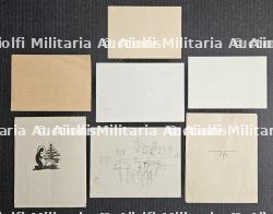 LOT DE CARTES D’ADMISSION EN ALLEMAND POUR DES CONCERTS ET SOIRÉES MUSICALES DONNÉES DANS LA CATHÉDRALE NOTRE-DAME DE PARIS SOUS LE PATRONAGE DU KOMMANDANT VON GROSS-PARIS — miniature 3