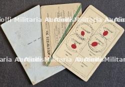LOT DE DOCUMENTS SUR L'ORGANISATION TODT À PARIS , GUIDE TOURISTIQUE , DEUX LAISSEZ-PASSER , ATTESTATION ET PHOTO — photo 3