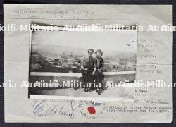 LOT DE DOCUMENTS SUR L'ORGANISATION TODT À PARIS , GUIDE TOURISTIQUE , DEUX LAISSEZ-PASSER , ATTESTATION ET PHOTO — miniature 4