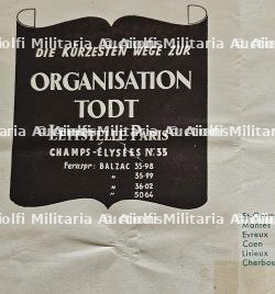LOT DE PETITS DOCUMENTS DE L’ORGANISATION TODT (O.T) À PARIS — miniature 5