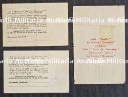 LOT DE LAISSEZ-PASSER (X2) POUR DES SOLDATS DE LA WEHRMACHT À PARIS — miniature 2