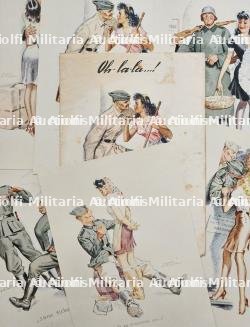 PLAQUETTE , RECUEIL DE DESSINS HUMORISTIQUES ,OH LA LA — miniature 4