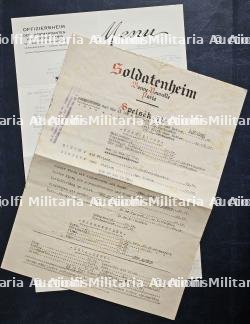 MENUS ALLEMANDS — photo 1