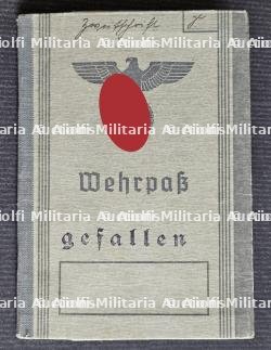 WEHRPASS DE L’ARMÉE ALLEMANDE , PRISE DE PARIS — photo 1
