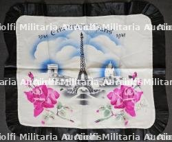 LOT DE DEUX TAIES D’OREILLER SOUVENIRS DE PARIS 1940 — miniature 3