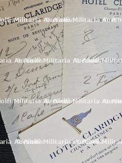 LOT DE DOCUMENTS SUR LES HÔTELS PARISIENS SOUS L’OCCUPATION — miniature 3