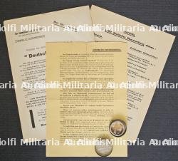 LOT DE FICHE D’INFORMATION (MERKBLATT) (X2) DESTINÉES AU SOLDAT ALLEMAND SUR LES BORDELS PARISIENS ET PRESERVATIF DANS SA BOITE — miniature 2