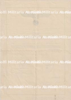 NOMINATION AU RANG DE FELDWEBEL POUR UN MEMBRE DU HEERESSTREIFENDIENST GROSS-PARIS , PARIS 09-03-1943 — photo 2