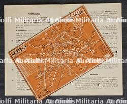 LOT DE FICHES D’INFORMATIONS (MERKBLATT) (X2) DESTINÉES AU SOLDAT ALLEMAND POUR LEUR VISITE DE PARIS — miniature 2