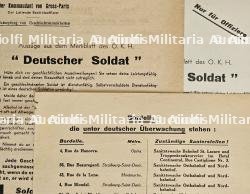 LOT DE FICHE D’INFORMATION (MERKBLATT) (X2) DESTINÉES AU SOLDAT ALLEMAND SUR LES BORDELS PARISIENS — photo 2