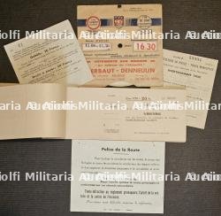LOT DE DOCUMENTS (X5) SUR LE THÈME DE LA CIRCULATION AUTOMOBILE À PARIS — photo 1