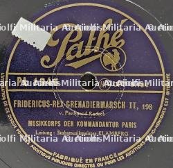 DEUX DISQUES DE MARCHES ALLEMANDES DE L’ORCHESTRE DE LA KOMMANDANTUR DE PARIS — miniature 4