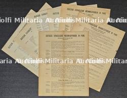 LOT DE 7 FEUILLES DE MESSES DE L’ÉGLISE PROTESTANTE DE LA WEHRMACHT 1943-1944 — photo 1