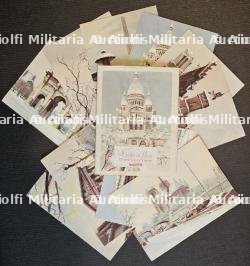 LOT PUBLICATION ODÉ VERLAG AVEC LE GUIDE DE PARIS LA NUIT ET CARTES POSTALES DE PARIS SOUS LA NEIGE. — photo 3