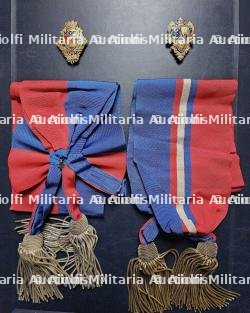 LOT DE DEUX INSIGNES DE FONCTION DU CONSEIL DÉPARTEMENTAL DE LA SEINE ET DE MEMBRE DU CONSEIL MUNICIPAL DE PARIS AVEC LEURS ÉCHARPES DE FONCTION CORRESPONDANTES. VERS 1940-1942. — miniature 8