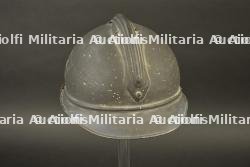 Casque Adrian 1915 artillerie Veillot — miniature 4