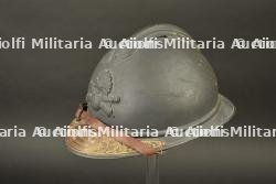 Casque Adrian 1915 artillerie Veillot — miniature 5