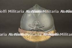 Casque Adrian 1915 artillerie Veillot — miniature 1